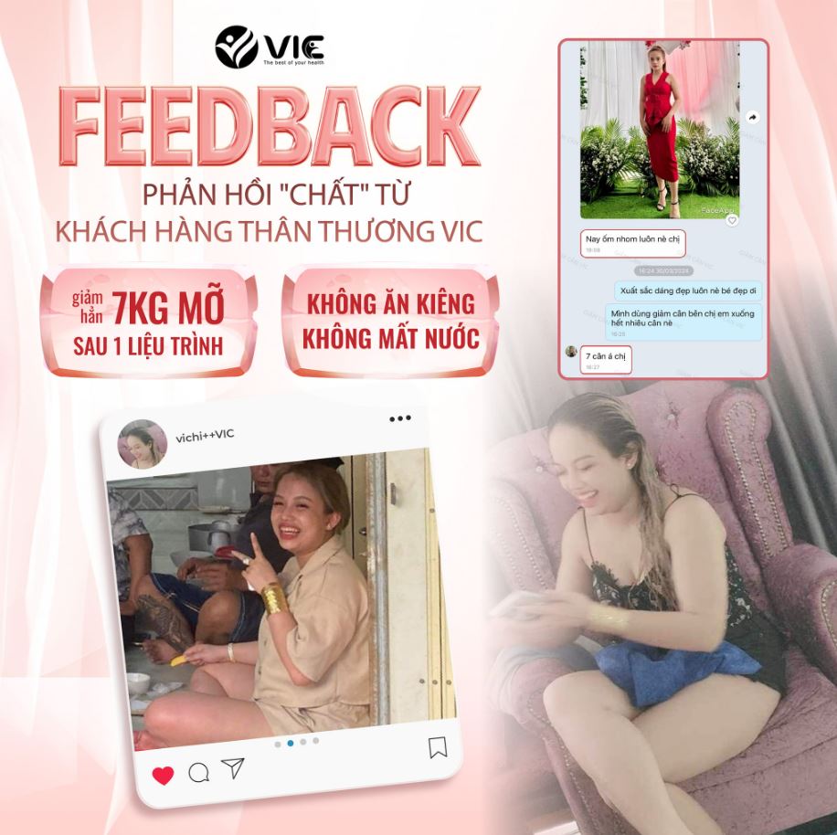 Review từ khách hàng sau khi sử dụng Vichi giảm cân