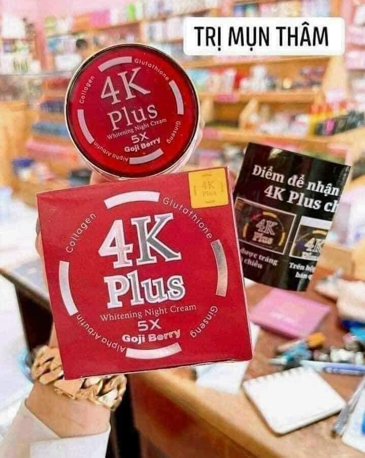Cách sử dụng Kem 4K Plus Đỏ 5X Thái Lan hiệu quả