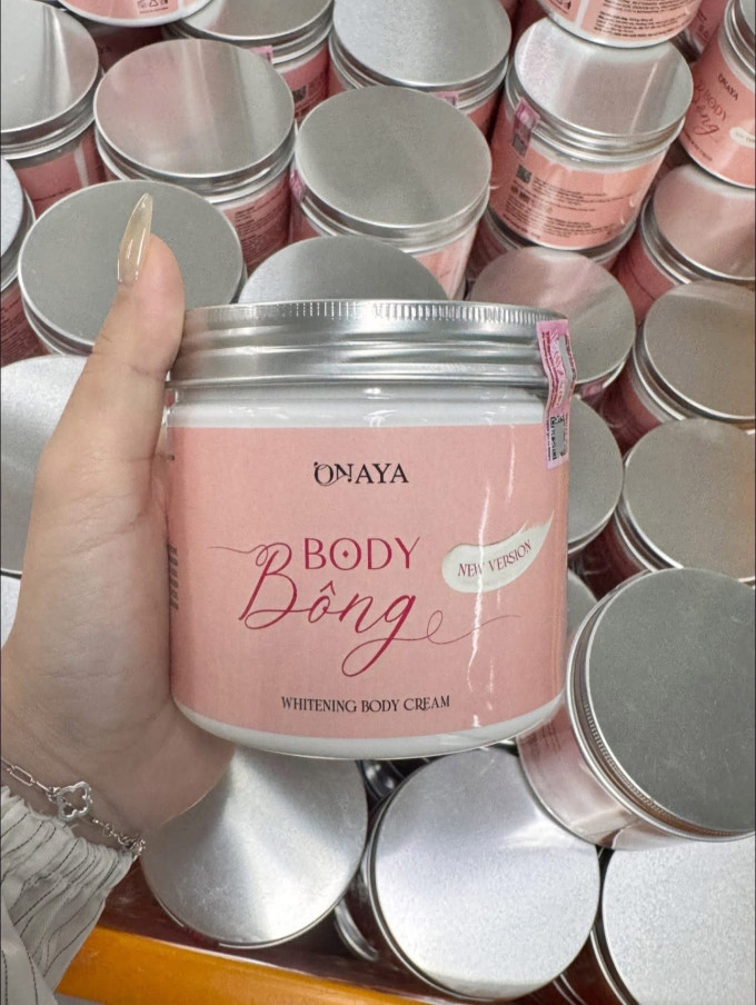 Kem Body Bông Onaya 500gr TẶNG Hũ 150gr – Dưỡng Trắng, Cấp Ẩm, Chống Nắng Vượt Trội, Chất Kem Sữa Chua Dễ Thoa