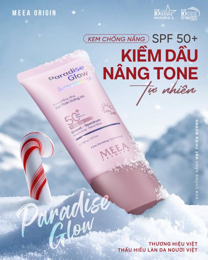 Kem Chống Nắng Meea Organic Sun Cream – Kem chống nắng hạt thiên đường mẫu mới