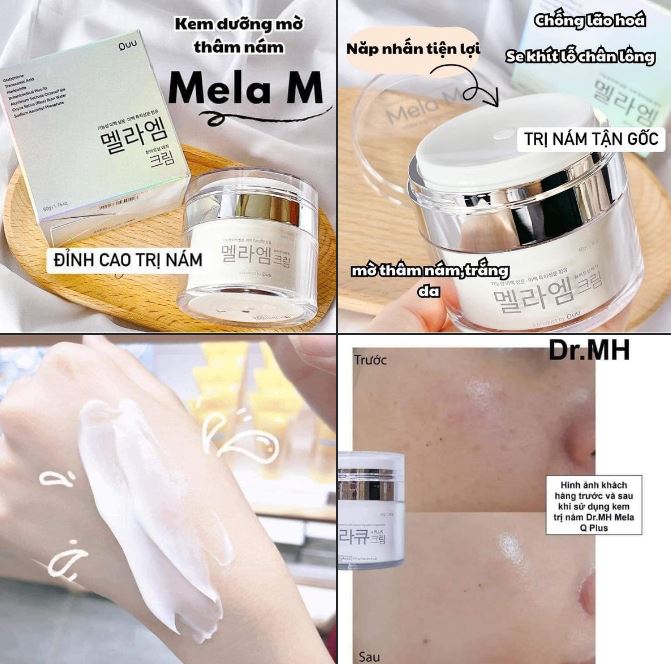 Kem trị nám Mela M là một lựa chọn hàng đầu cho việc chăm sóc và làm đẹp da