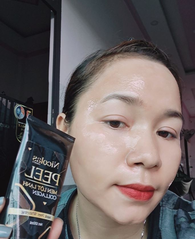 Khách hàng sử dụng Kem Peel Men Lột Lạnh Collagen Nicolas