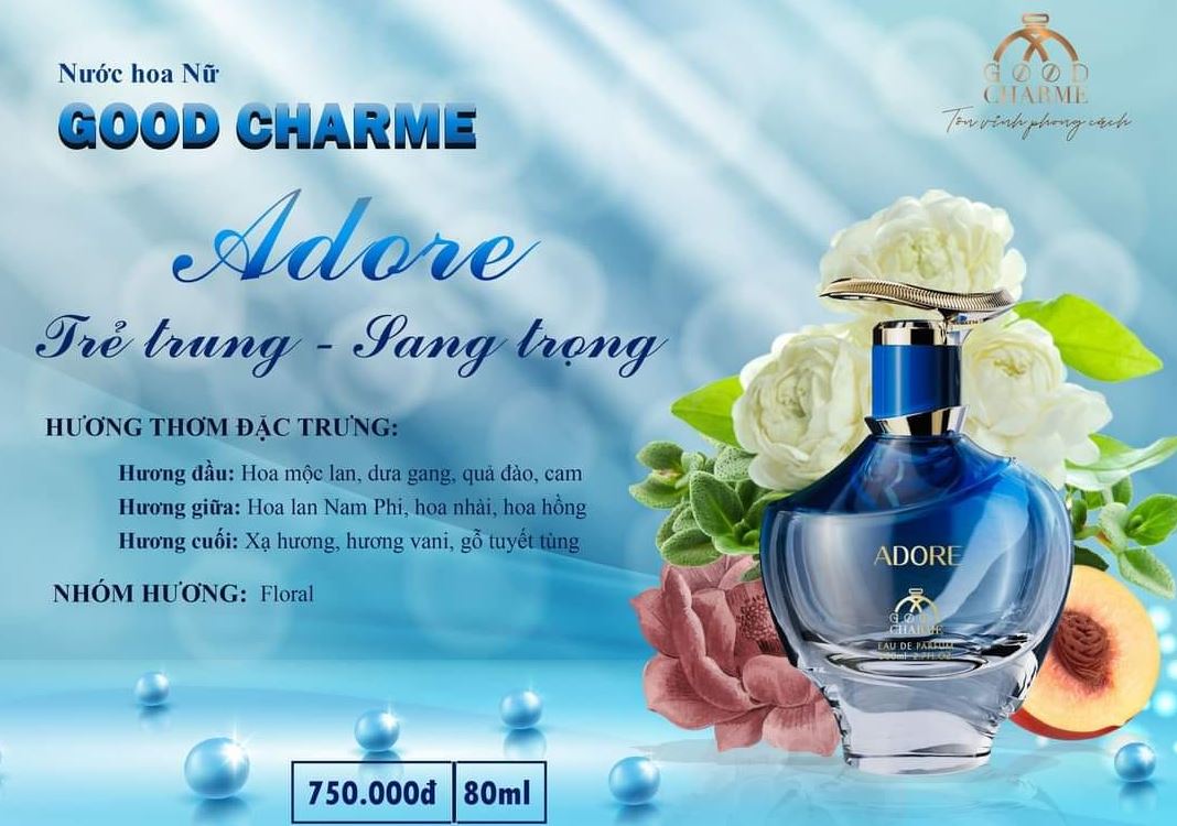 Good Charme Adore được bình chọn là một trong những mùi hương thú vị nhất mọi thời đại.