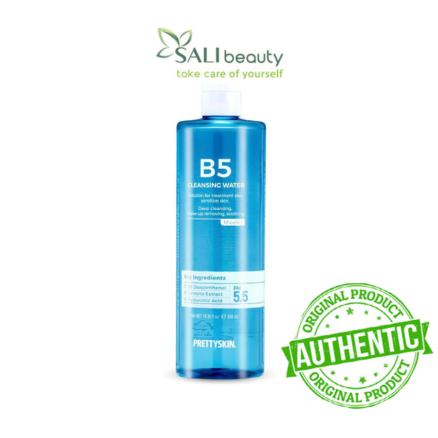 Nước Tẩy Trang B5 Pretty Skin 500ml – Loại Bỏ Hiệu Quả Bụi Bẩn và Lớp Trang Điểm