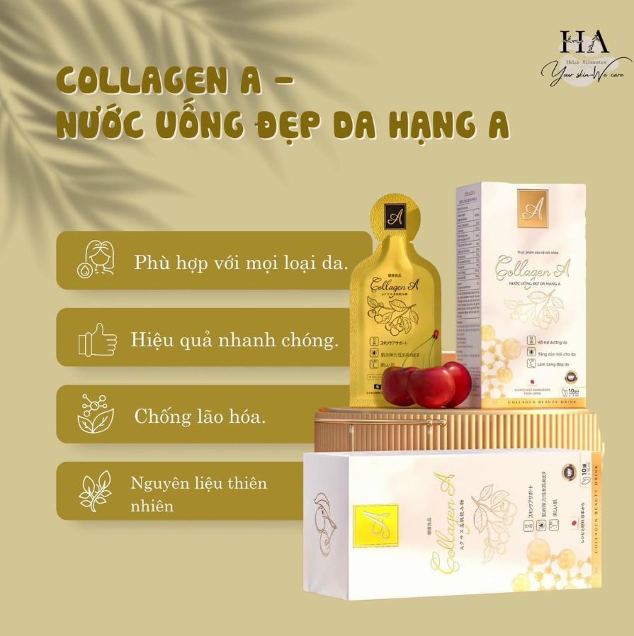 Cách dùng Nước Uống Collagen A Cosmetics