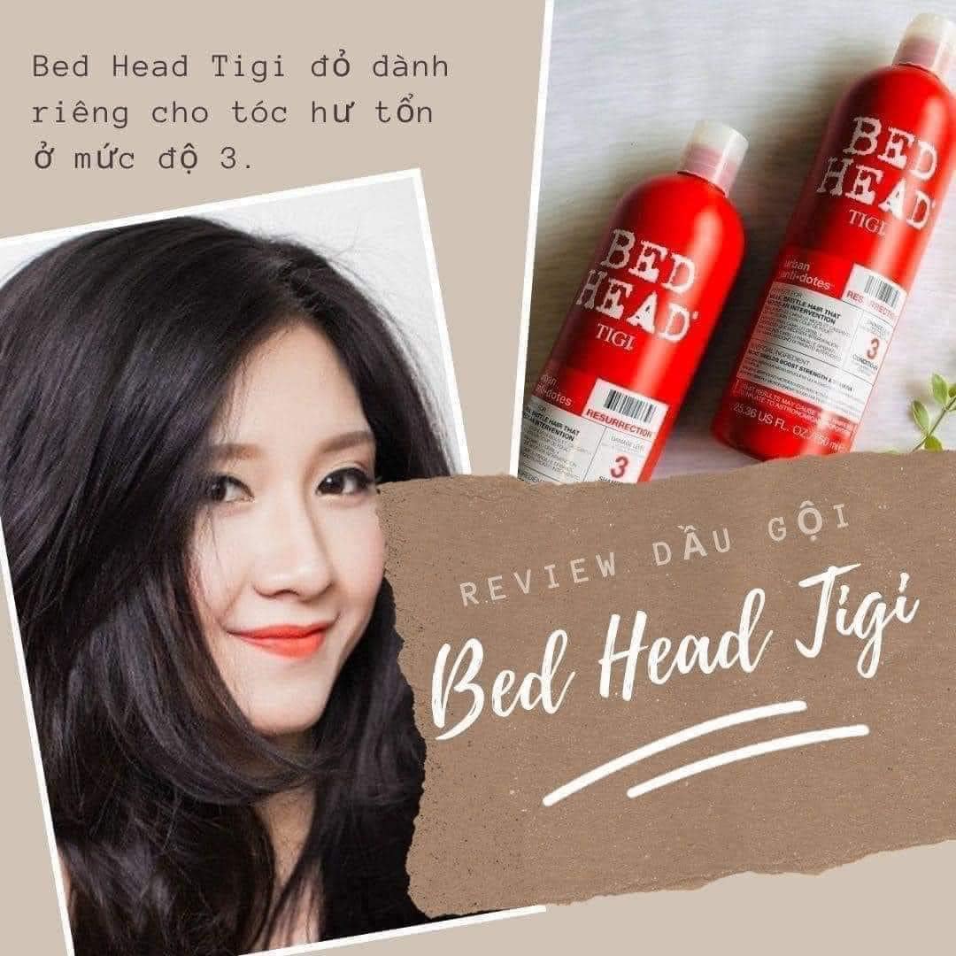 Bộ Gội Xả Bed Head Tigi Đỏ là lựa chọn lý tưởng cho những ai muốn sở hữu một mái tóc chắc khỏe