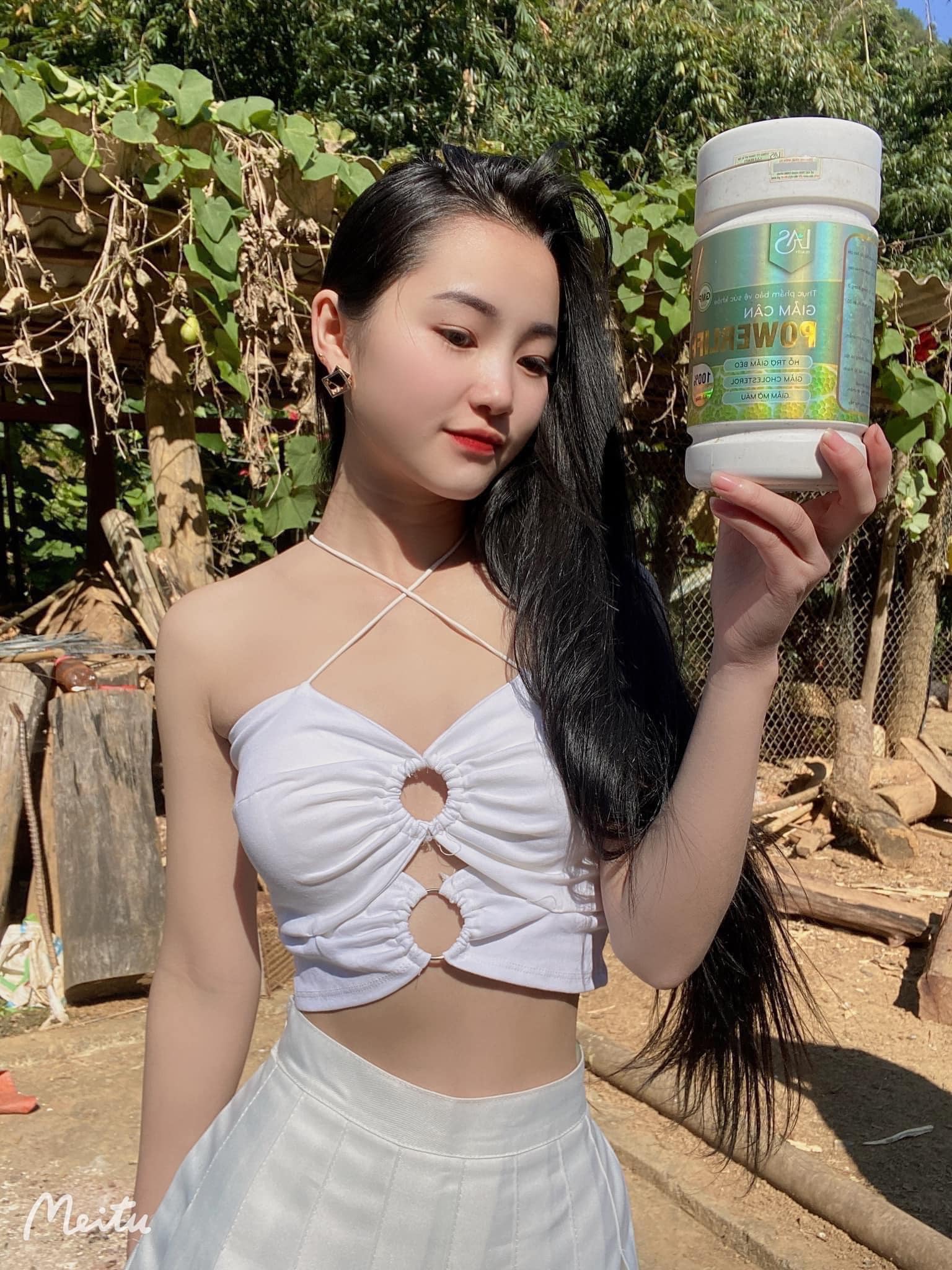 Hình ảnh review từ khách hàng về Powerlife trà tảo giảm cân