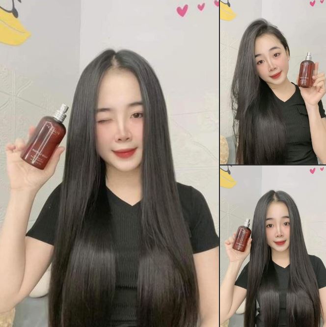 Hình ảnh review từ khách hàng xịt tóc vijully chính hãng