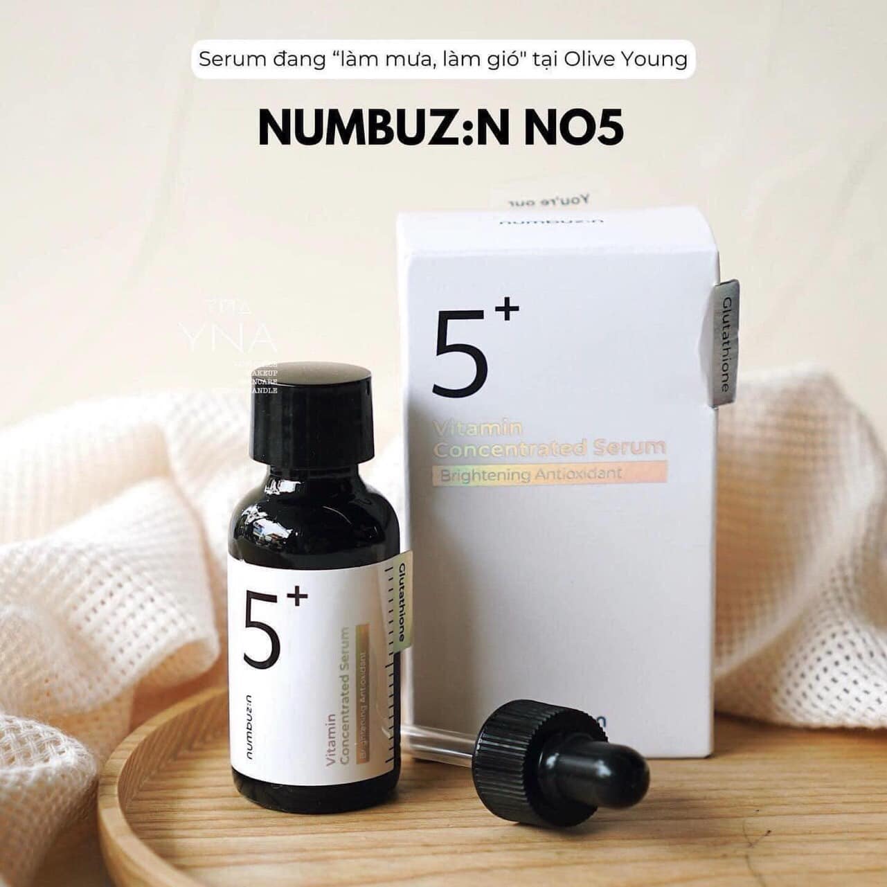 Serum Numbuzin No.5 Vitamin Concentrated - Dưỡng Trắng Da, Giảm Thâm Nám Hiệu Quả
