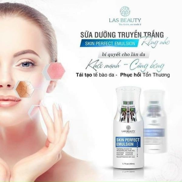Sữa Dưỡng Rong Nho Las Beauty được chiết xuất từ nguyên liệu tự nhiên