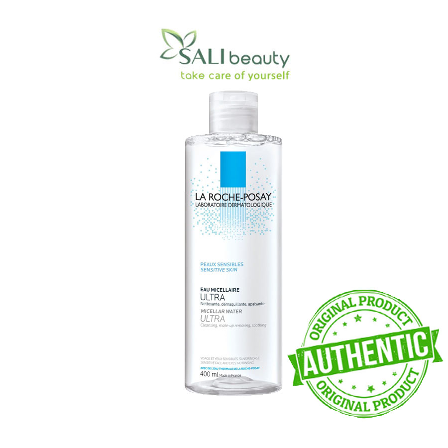 Tẩy Trang Laroche Posay Micellar Water Ultra Sensitive 400ml – Làm Sạch Đến 99% Lớp Trang Điểm và 70% Mascara