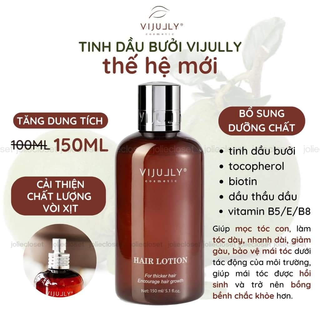 Tinh Dầu Bưởi Vi jully kích mọc tóc, giảm rụng tóc