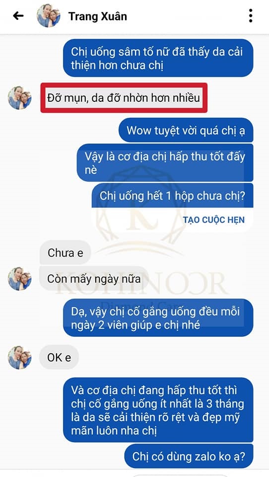 Khách hàng sử dụng và có hiệu quả