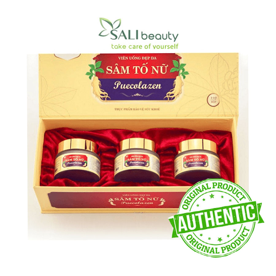 Viên Uống Sâm Tố Nữ Puecolazen – Cải Thiện Làn Da, Nội Tiết Tố Nữ Hiệu Quả