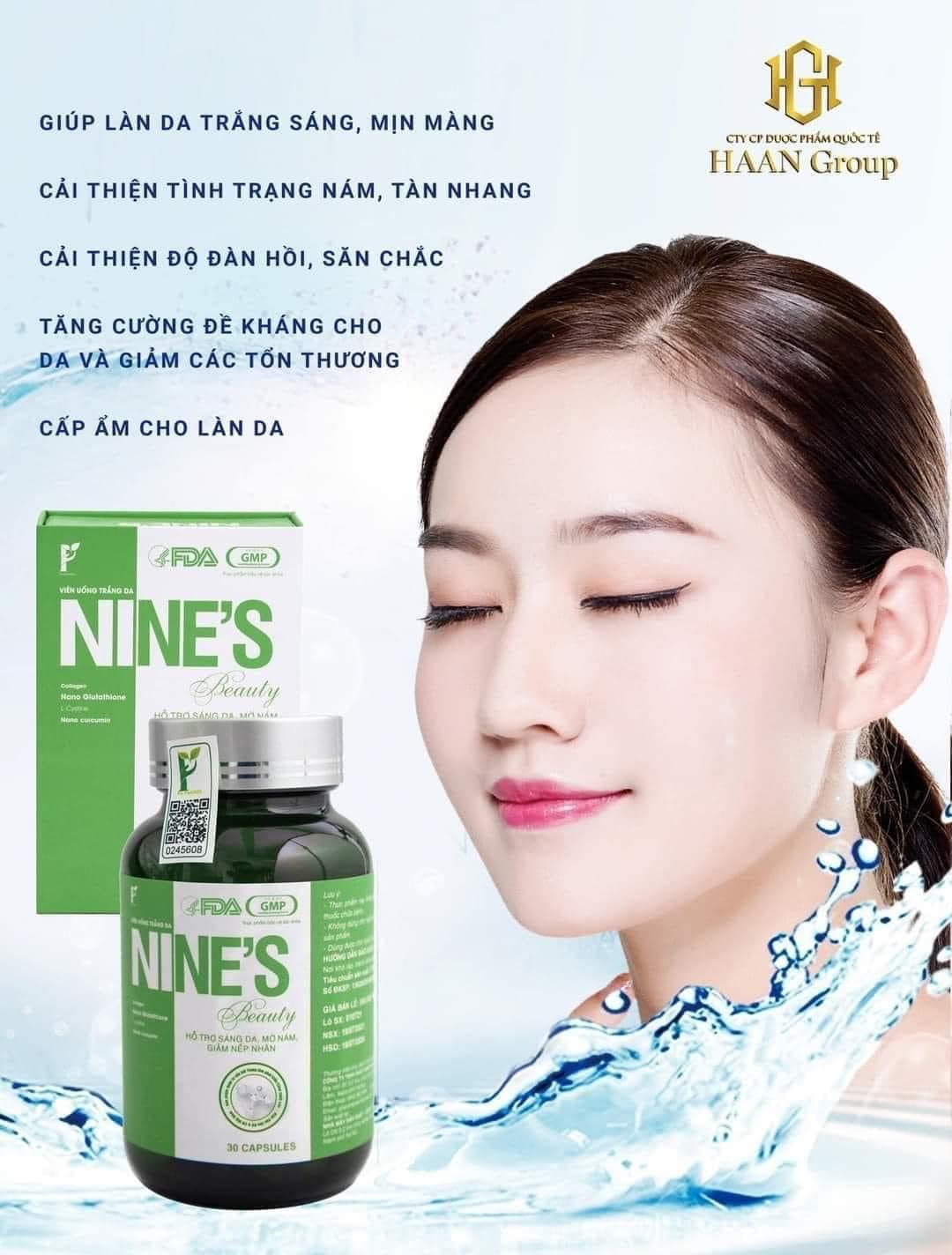 Giúp da trắng mịn tự nhiên, nâng 2-3 tông sau 1 liệu trình