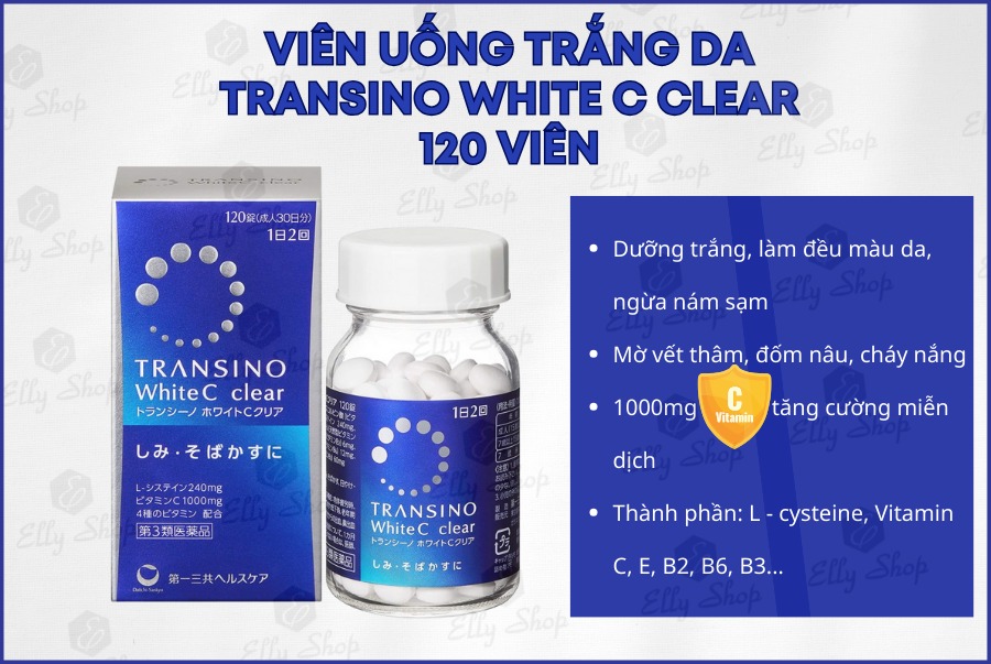 Transino White C Clear không gây ra tác dụng phụ