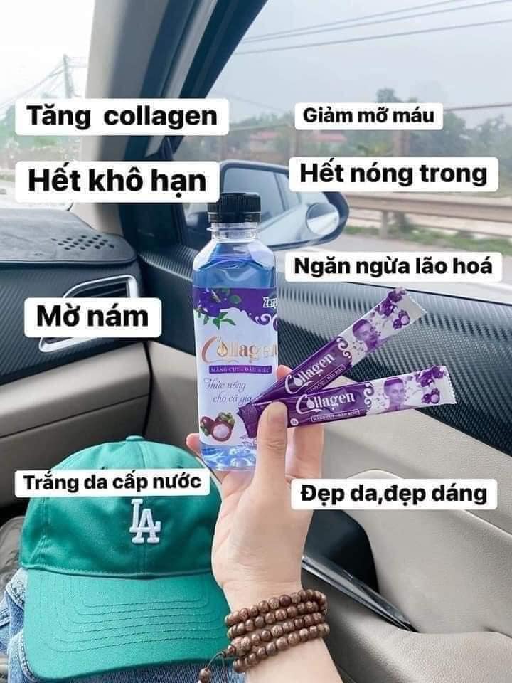 Collagen Măng Cụt Đậu Biếc Zenpali chứa các thành phần chính