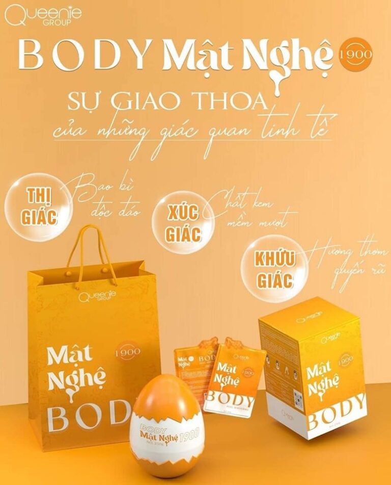 Kem Body Mật Nghệ 1900 Queenie được chiết xuất hoàn toàn từ nguyên liệu thiên nhiên