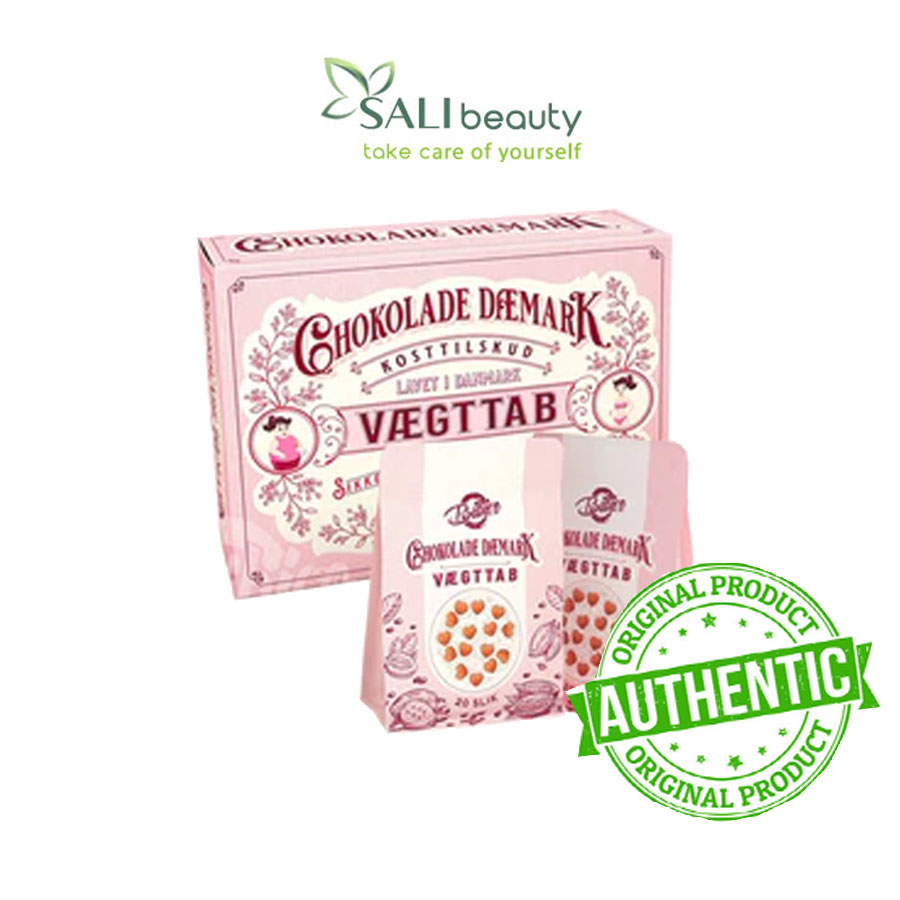 Kẹo Socola Giảm Cân Đan Mạch Mẫu Mới Chính Hãng Hộp 40 Viên