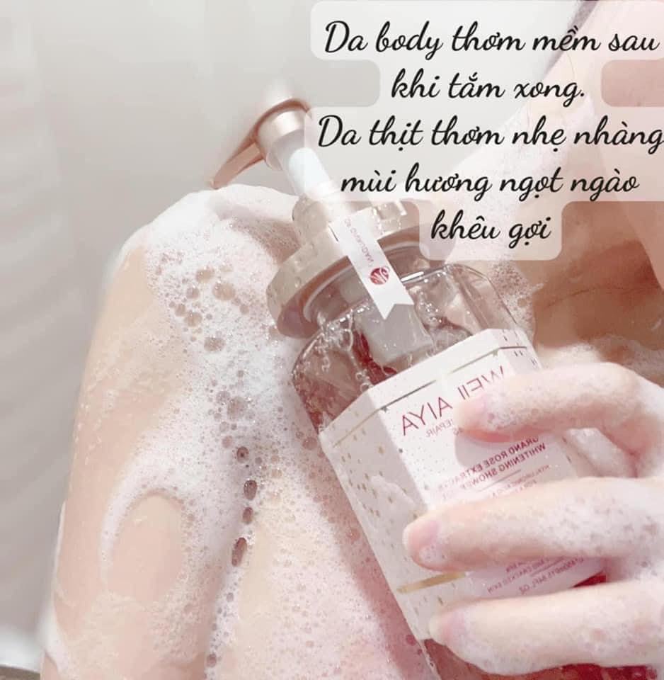 Review Sữa Tắm Hoa Hồng Weilaiya Có Tốt Không
