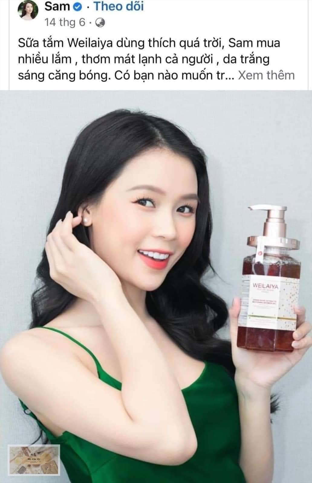 Đánh giá từ khách hàng về sữa tắm trắng da cánh hoa hồng Weilaiya