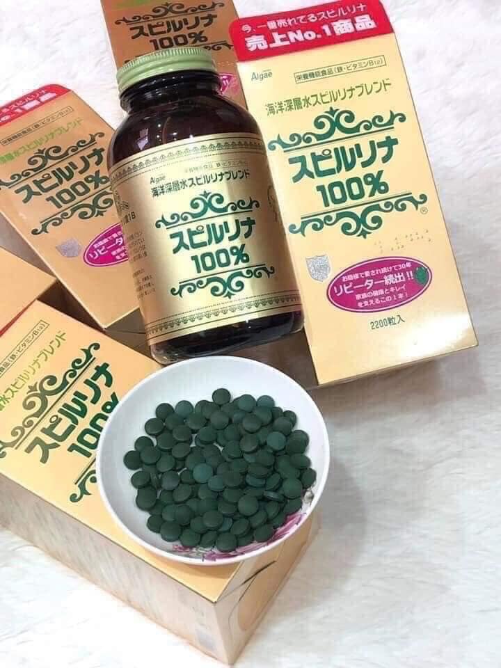 Tảo Xoắn SPIRULINA 2200 Viên Của Nhật Bản