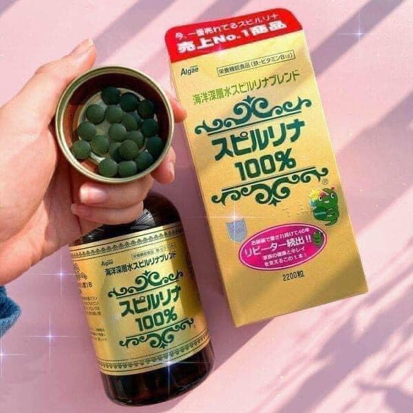 Tảo Xoắn SPIRULINA 2200 Viên Của Nhật Bản