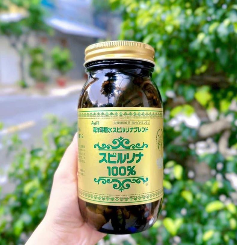 Tảo Spirulina 2200 viên của Japan Algae được làm từ loại tảo xoắn Nhật giàu chất dinh dưỡng
