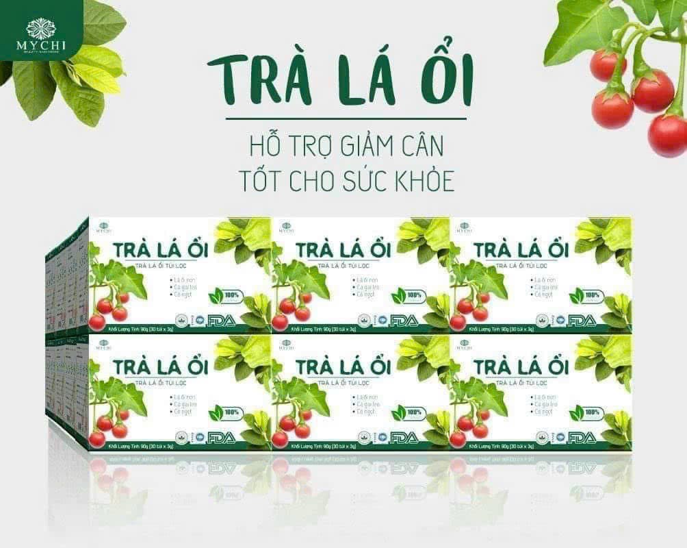 Trà Lá Ổi Mychi giảm cân tan mỡ cải thiện sức khỏe