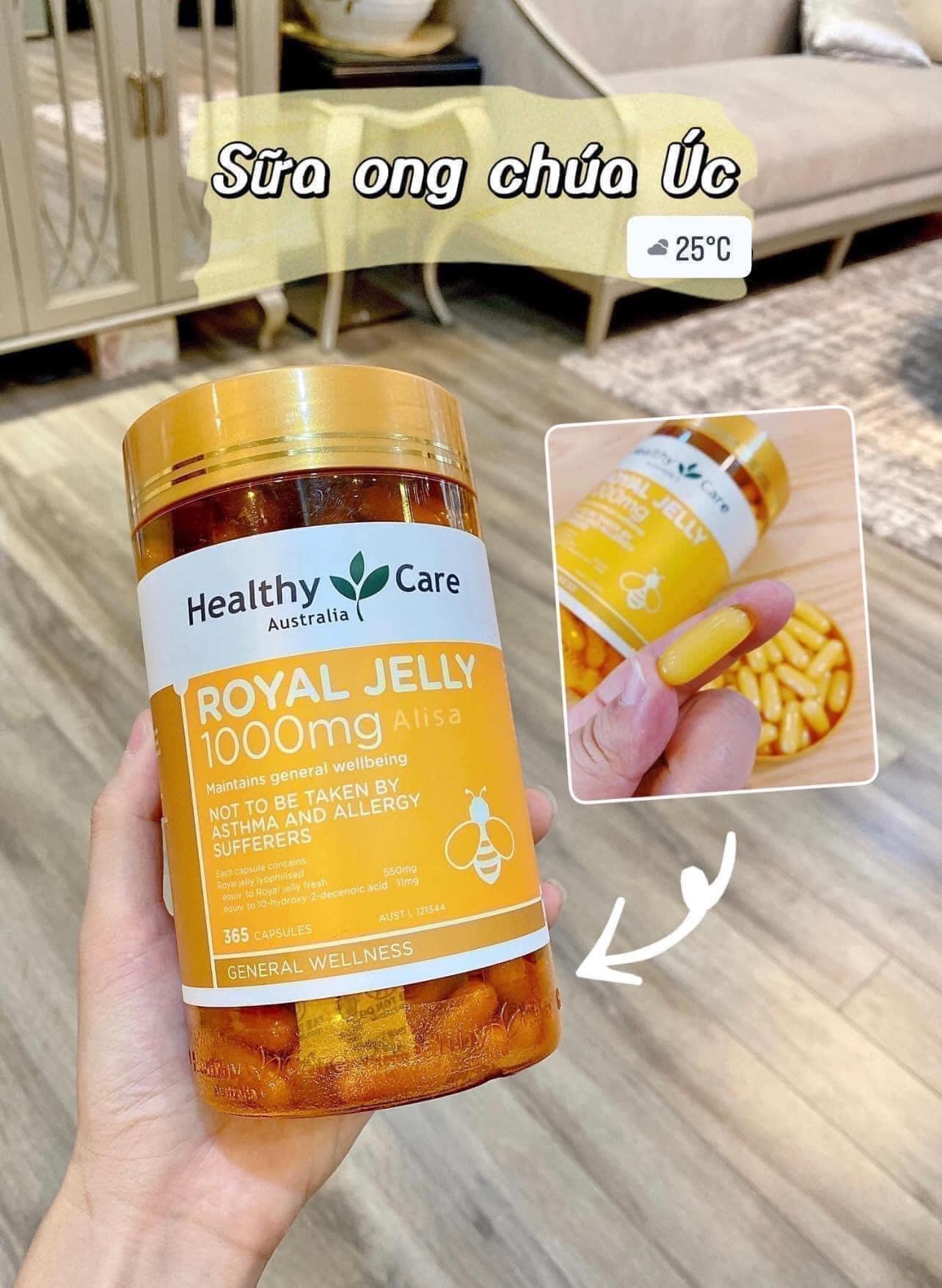 Hướng dẫn cách dùng sữa ong chúa Úc Healthy Care hiệu quả nhất