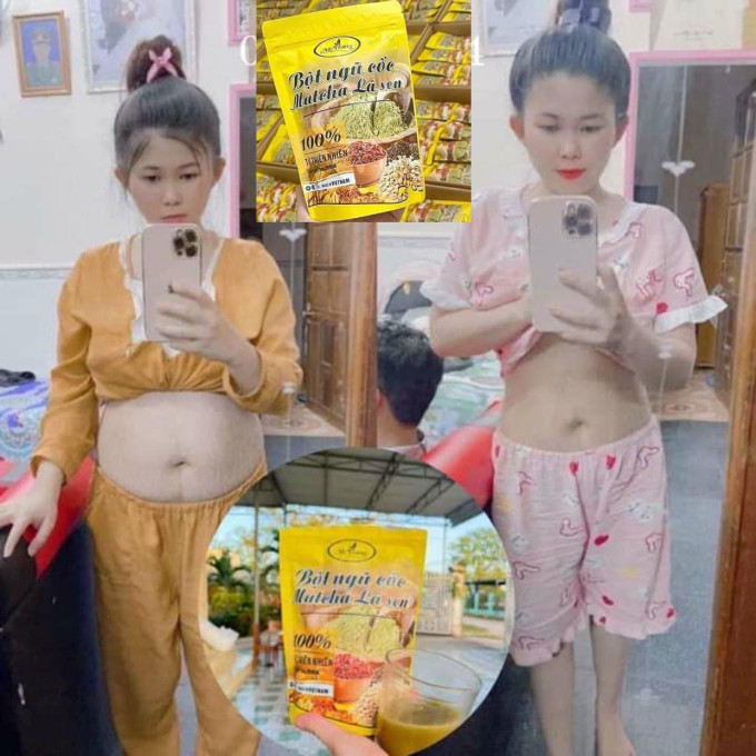 Nhiều khách hàng sử dụng Bột ngũ cốc matcha lá sen giảm mỡ bụng hiệu quả