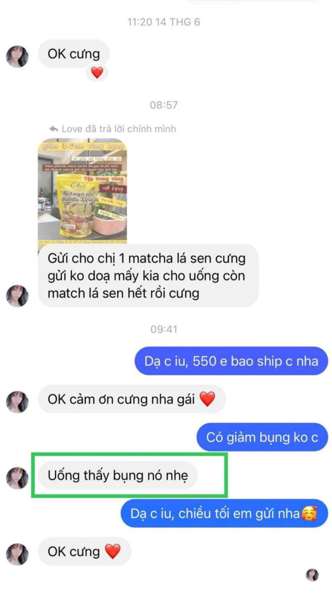 Review từ khách hàng sau khi sử dụng sản phẩm