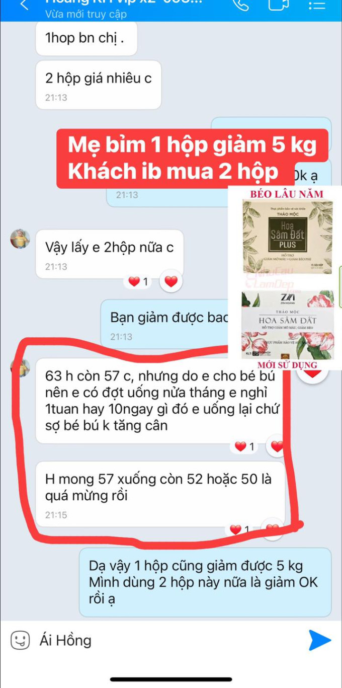 Một số đánh giá từ khách hàng về Hoa Sâm Đất