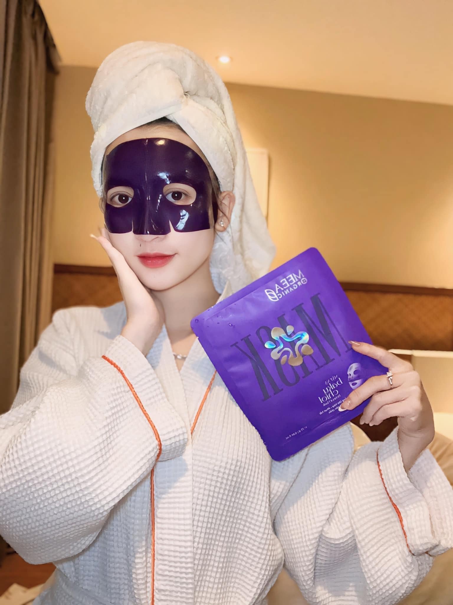 Mặt Nạ Thạch Meea Màu Tím