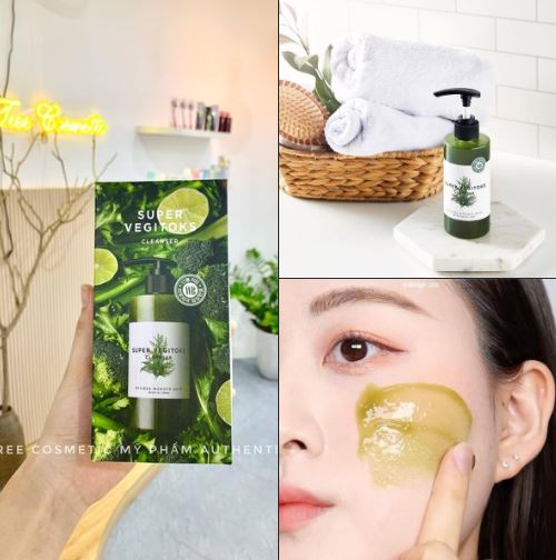 Super Vegitoks Cleanser không chỉ làm sạch sâu mà còn cung cấp dưỡng chất, giúp da luôn tươi trẻ và khỏe mạnh