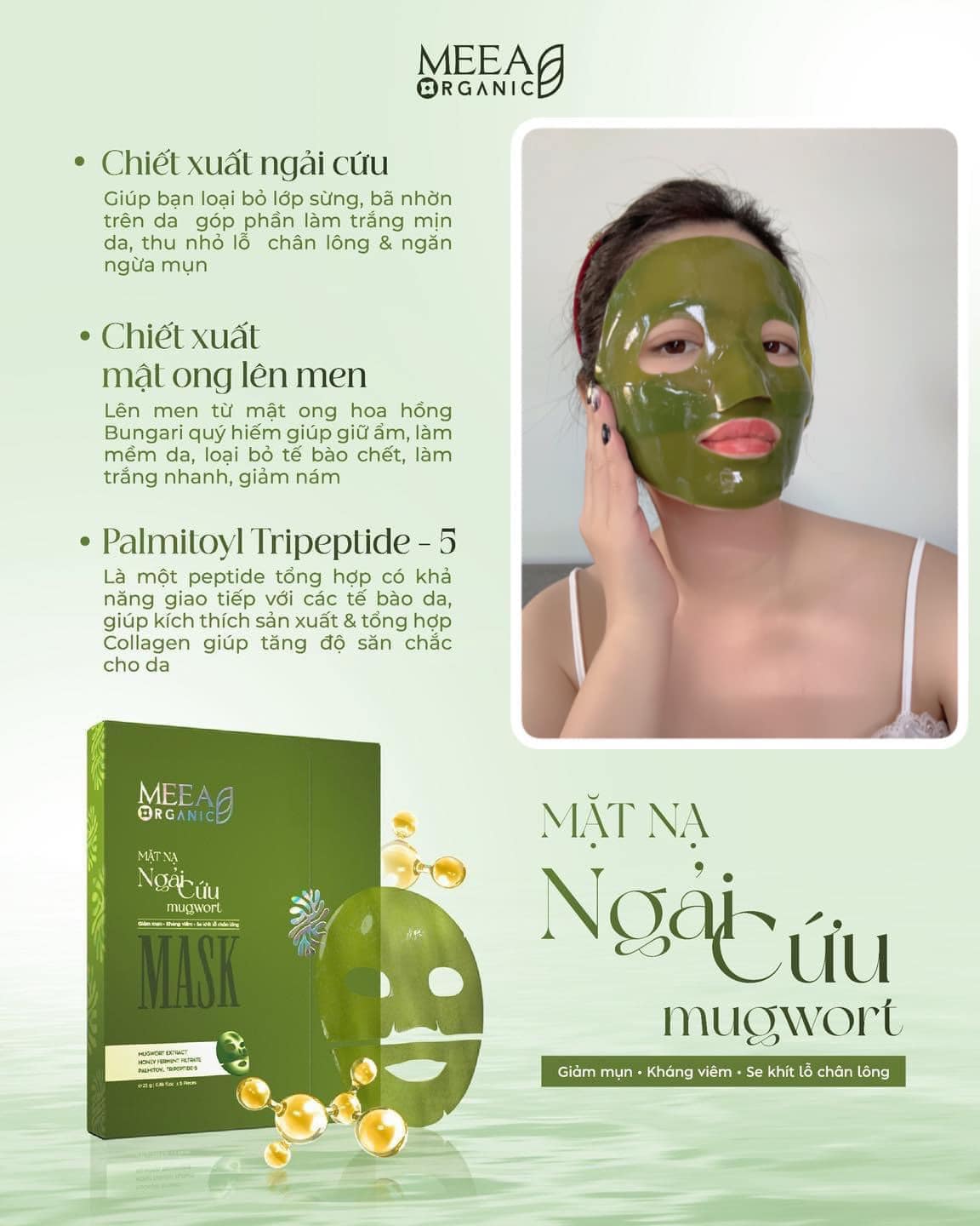 Dành cho da mụn ẩn và mụn viêm, giúp làm dịu và giảm viêm, kiểm soát dầu thừa.