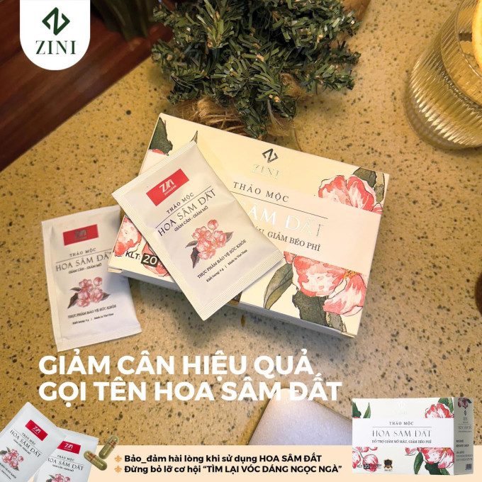 Viên uống Hoa Sâm Đất ZN là sản phẩm giảm cân an toàn