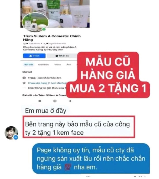 Cách nhận biết kem face pháp hàng chính hãng