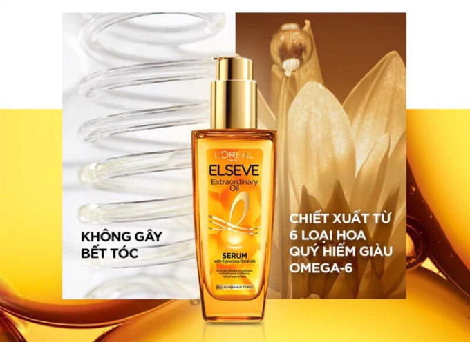 Dầu Dưỡng Tóc L’Oreal Paris Elseve Extraordinary Oil Từ Tinh Dầu Hoa Tự Nhiên 100ml