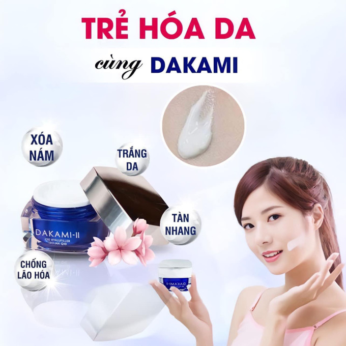 Thành phần chính của DAKAMI bao gồm những loại nguyên liệu quý chiết xuất từ thiên nhiên