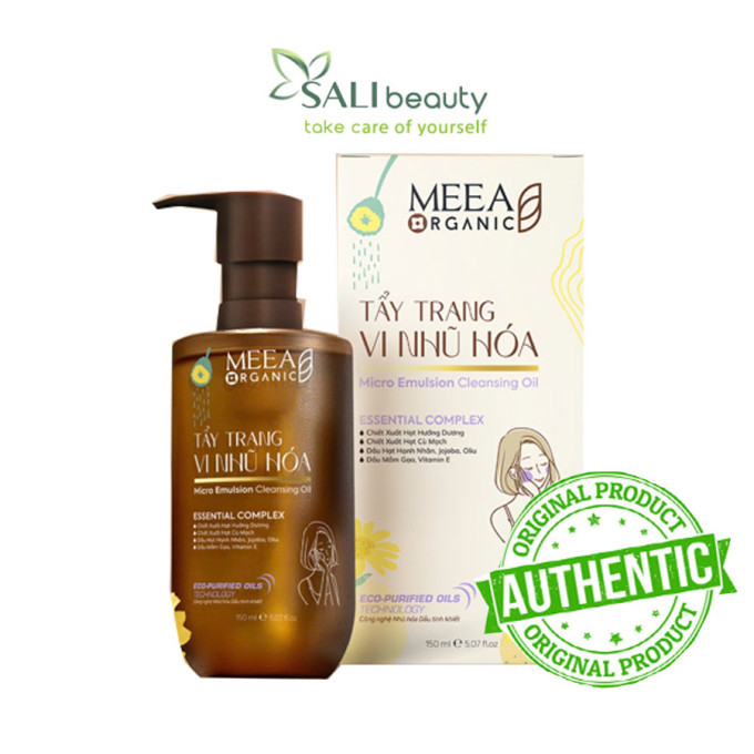 Dầu Tẩy Trang Vi Nhũ Hóa Meea – 100% Tinh Khiết | Giúp làn da được làm sạch sâu