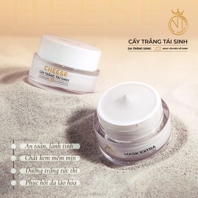 Mặt Nạ Cấy Trắng Tái Sinh Cheese chính hãng