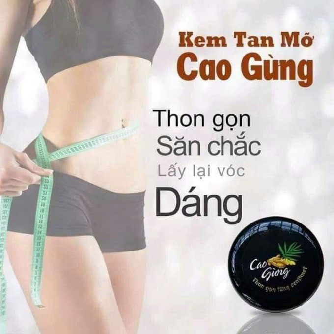 Cao gừng tan mỡ Thiên Nhiên Việt chính hãng