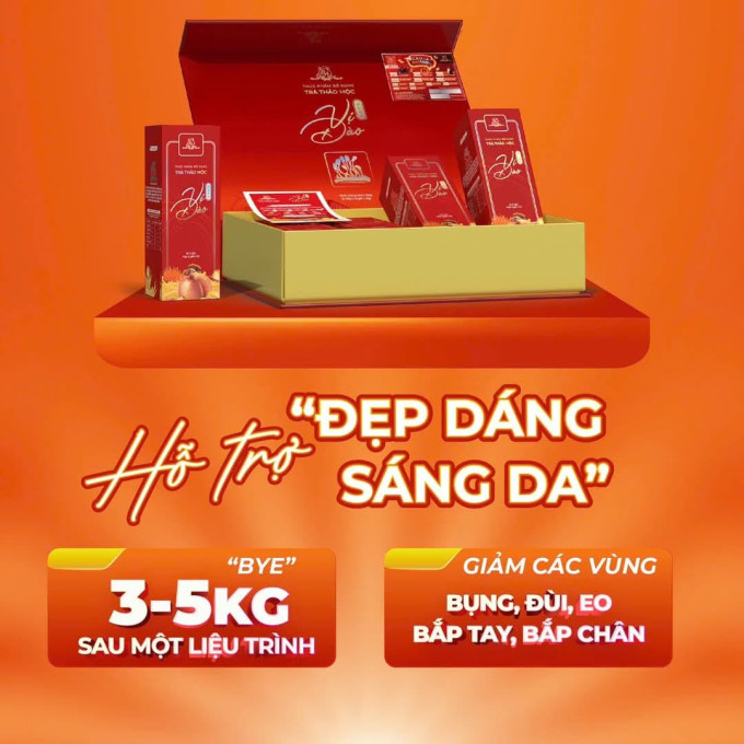 Trà Đào Giảm Cân Đông Anh - Trà Thảo Mộc Vị Đào Plus