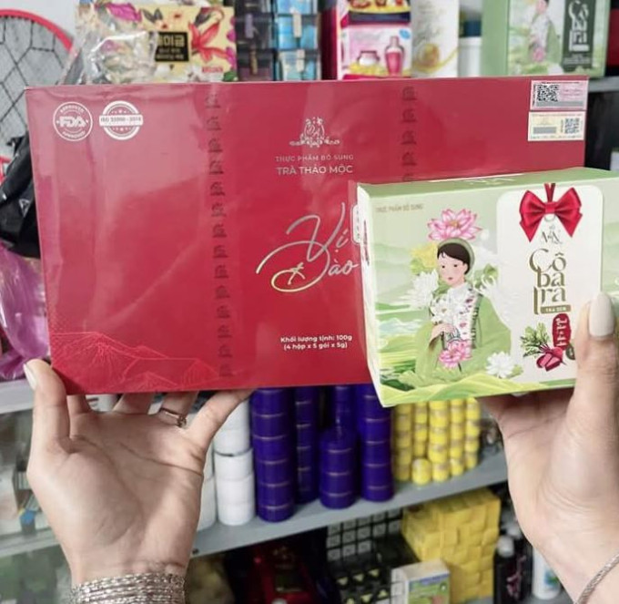 Trà Thảo Mộc Vị Đào Đông Anh chính hãng