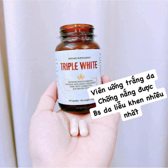 Viên uống Triple White dùng trong bao lâu thì có hiệu quả