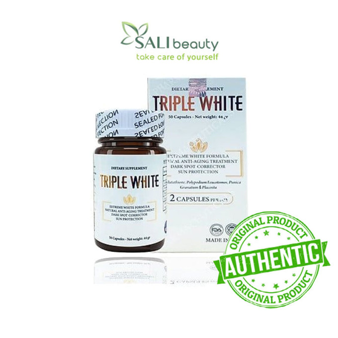Viên Uống Trắng Da Triple White Mẫu Mới | Giúp da trắng sáng và đều màu – Chống nắng hiệu quả