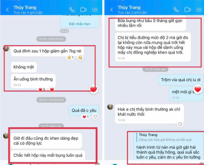 Phản hồi hiệu quả giảm cân Baschi Hồng từ khách hàng
