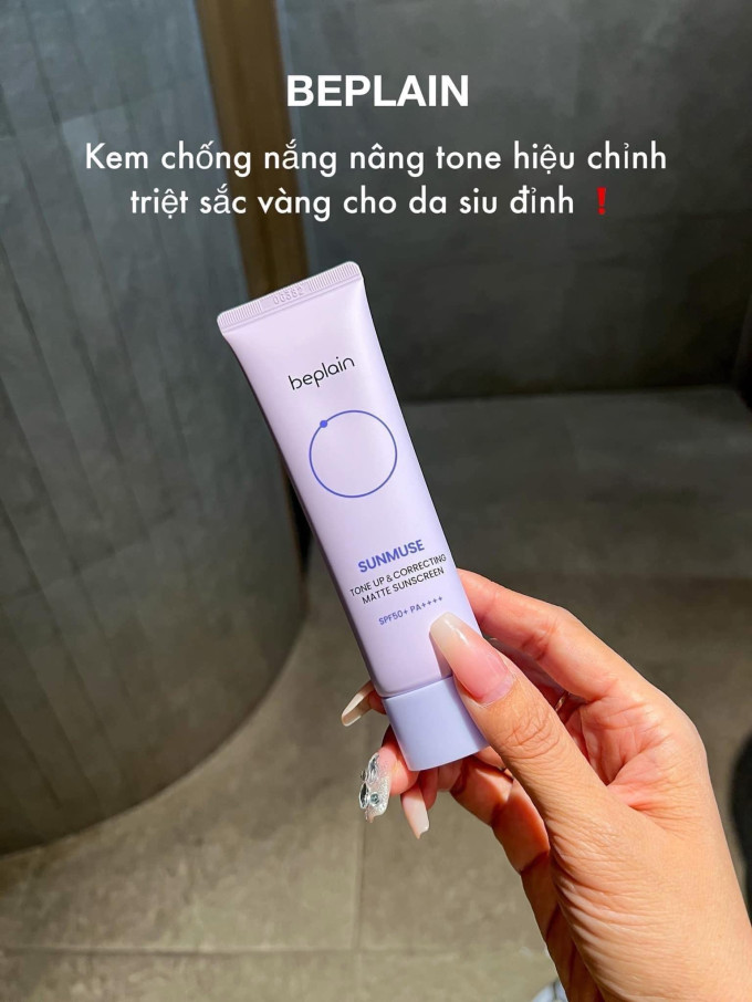 Review Kem Chống Nắng Beplain Tím Nhạt Có Tốt Không?