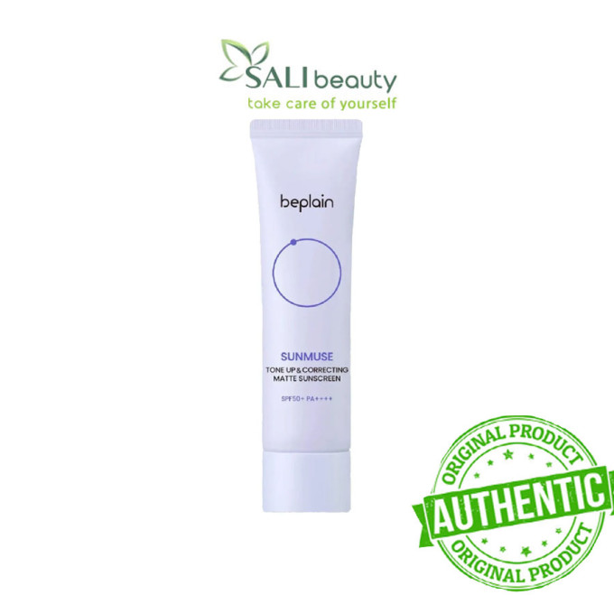 Kem Chống Nắng Beplain Tím Nhạt Sunmuse Tone Up & Correcting Matte Sunscreen 50ml